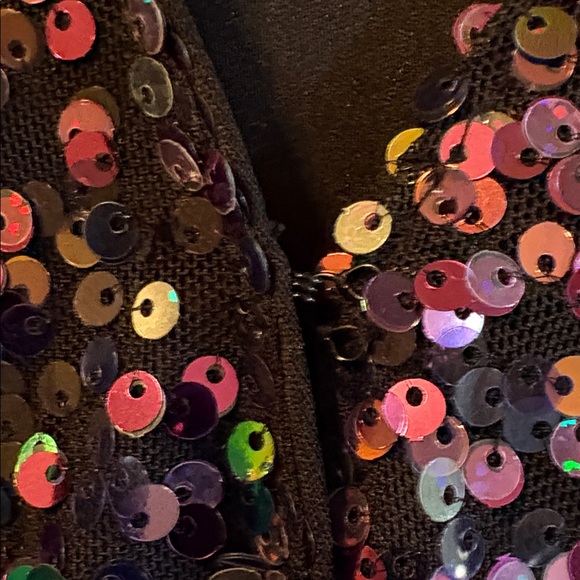 Southern Fried Chics Purple Sequin BodySuit; size 2XL - Picture 8 of 8